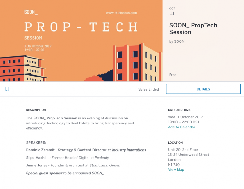 Prop-tech Tallk at Soon HQ | How can we merge the visceral and virtual?