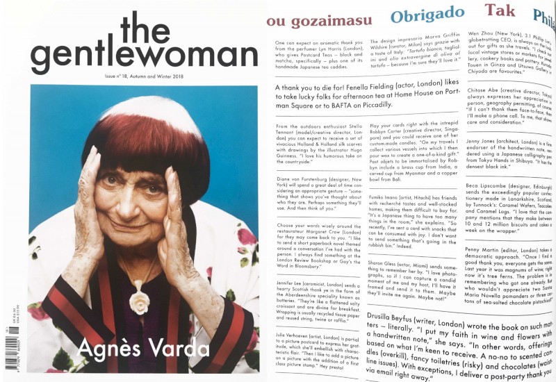 Thank you! | The Gentlewoman Issue no.18 | incredibly proud for a column inch in our favourite magazine