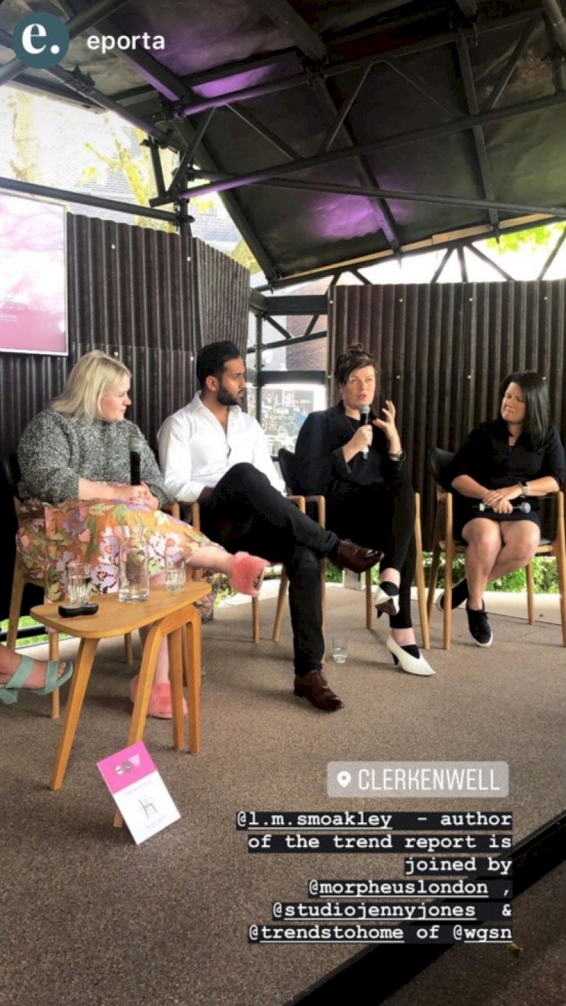 Clerkenwell Design Week | Eporta and WGSN Trends 2019